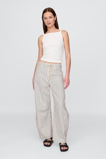 Jean Horseshoe Muer Railroad Strp Indigo