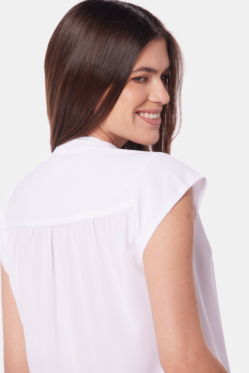 BLUSA MANGA CORTA Blanco
