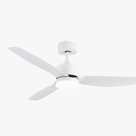 Ventilador De Techo Led 18watts Fría/cálida Función Inversa Blanco