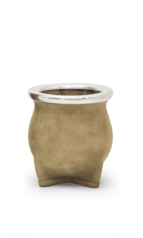 MATE DE CERÁMICA CHICO DELTA BEIGE ENGRASADO