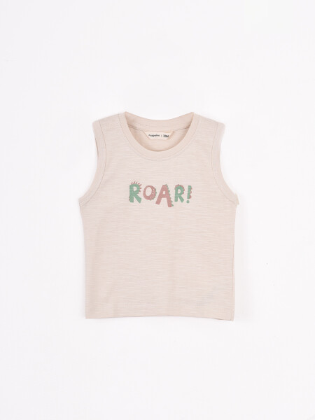 MUSCULOSA ESTAMPADA CRUDO