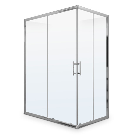 PUERTAS PARA MAMPARA RECTANGULAR DE VIDRIO TRANSPARENTE 120X80 000