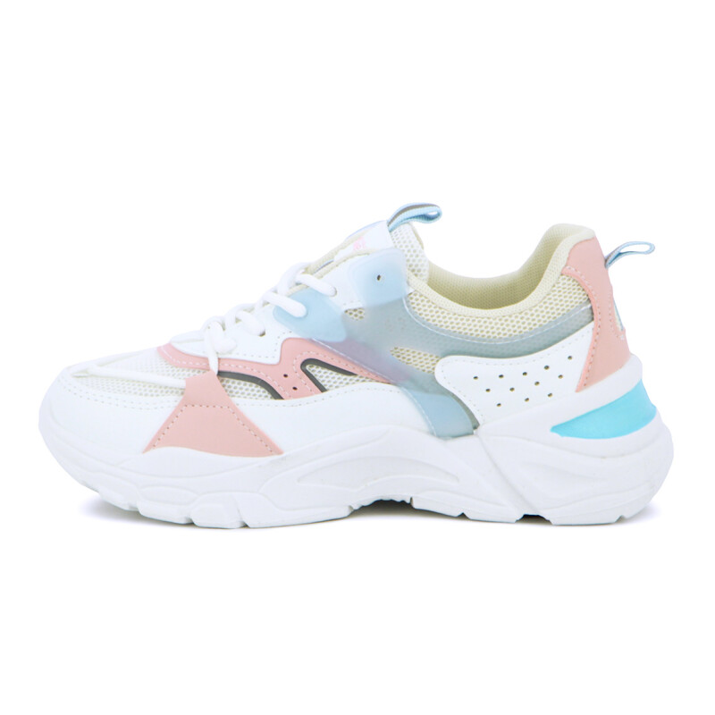 Austral Calzado Casual Sophia C/Plataforma Acordonado - Azul-Rojo Azul-Rojo