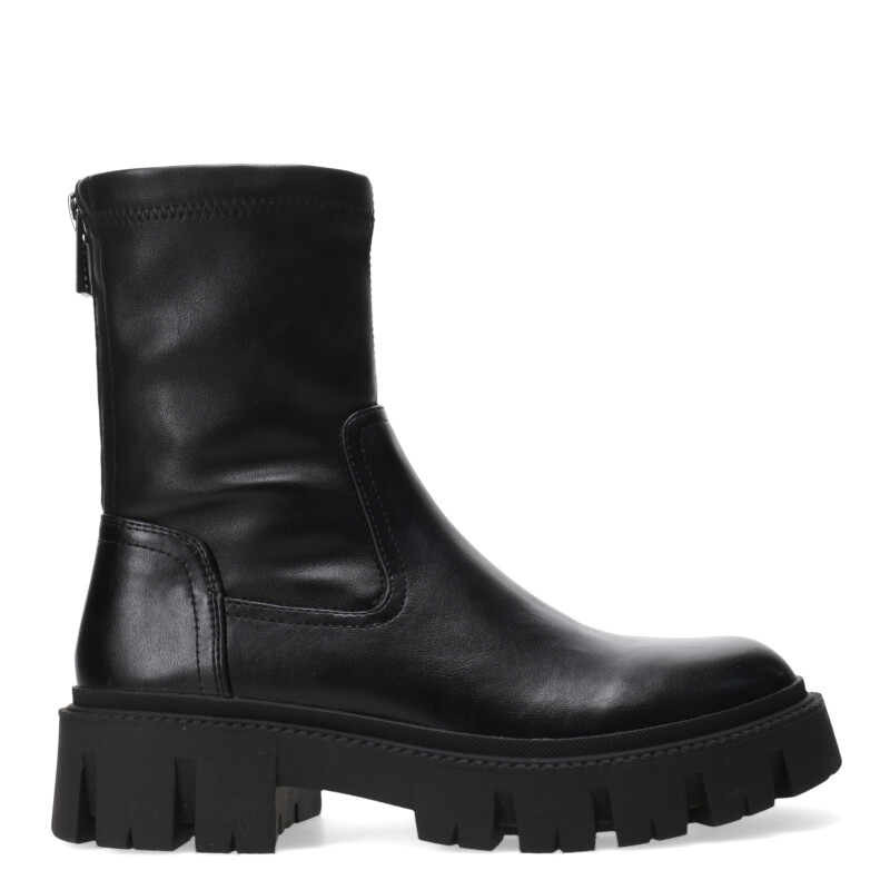 Bota de Mujer Miss Carol LINI de pu elastizado Negro
