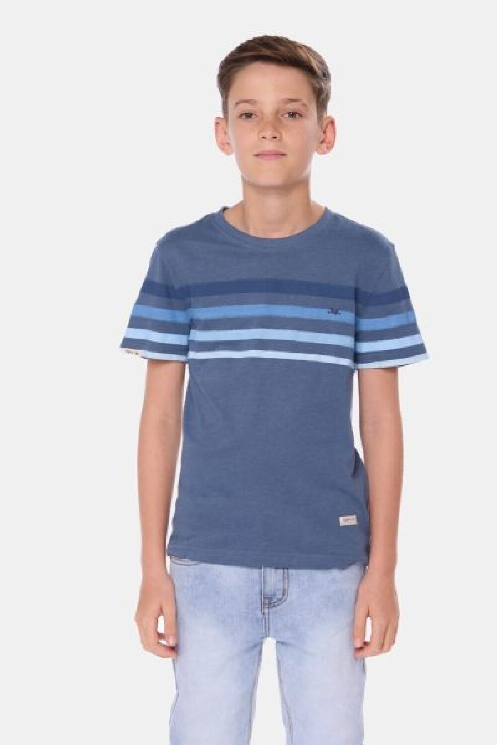 REMERA RAYADA Piedra