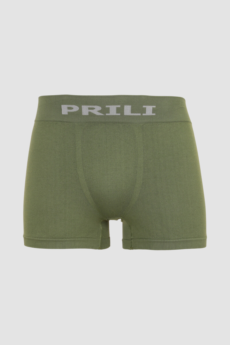 Boxer con pretina ancha Verde lago