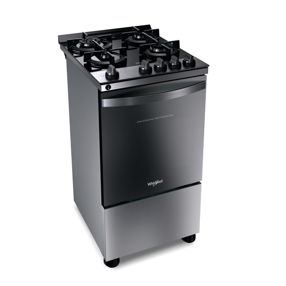 COCINAS 4H MULTIGAS GAS GRIS WHIRLPOOL WFO4VBRRUW