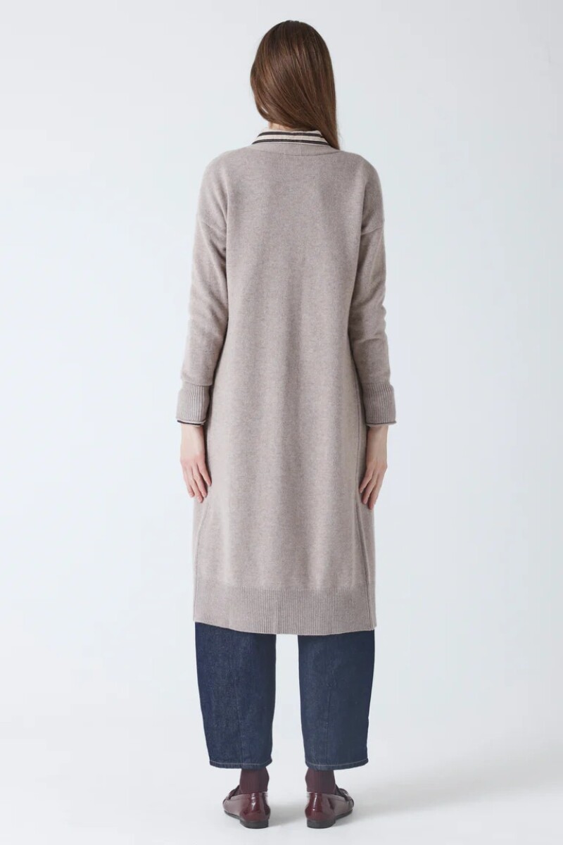 CARDIGAN LARGO Beige