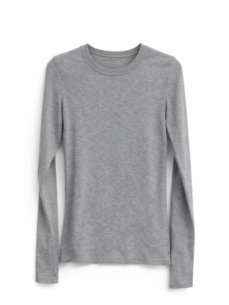 REMERA MELON GRIS OSCURO