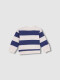 Sudadera De Rayas Blanco