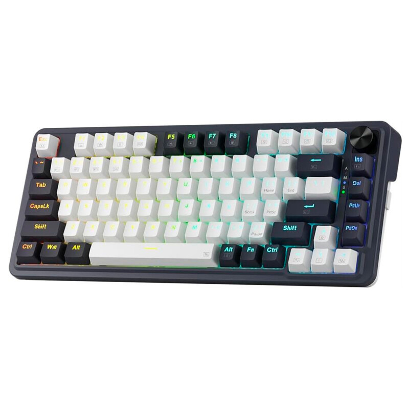 Teclado Gamer Redragon Ucal Pro K673 RGB White Black Teclado Gamer Redragon Ucal Pro K673 RGB White Black