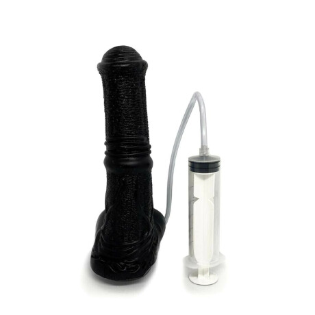 Dildo Eyaculador Pet Play Caballo Negro