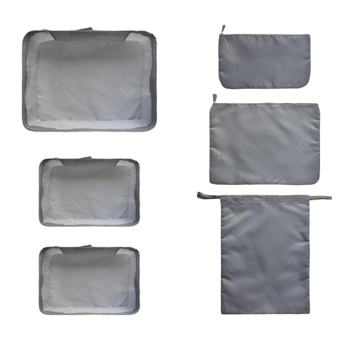 Organizador de tela 6pcs - gris 
