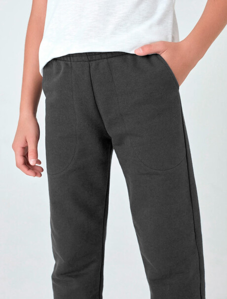 PANTALÓN DEPORTIVO INFANTIL UNISSEX GRIS OSCURO