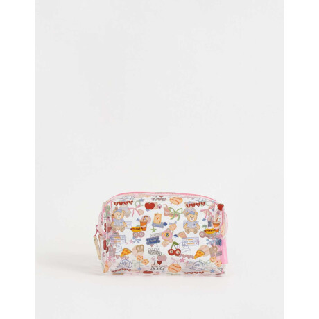 Cartuchera Transparente Estampada Combinacion Multicolor