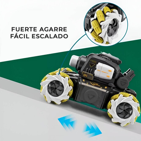 Tanque Auto Control Remoto Stunt4x4 Cañon Lanzador Jug030208