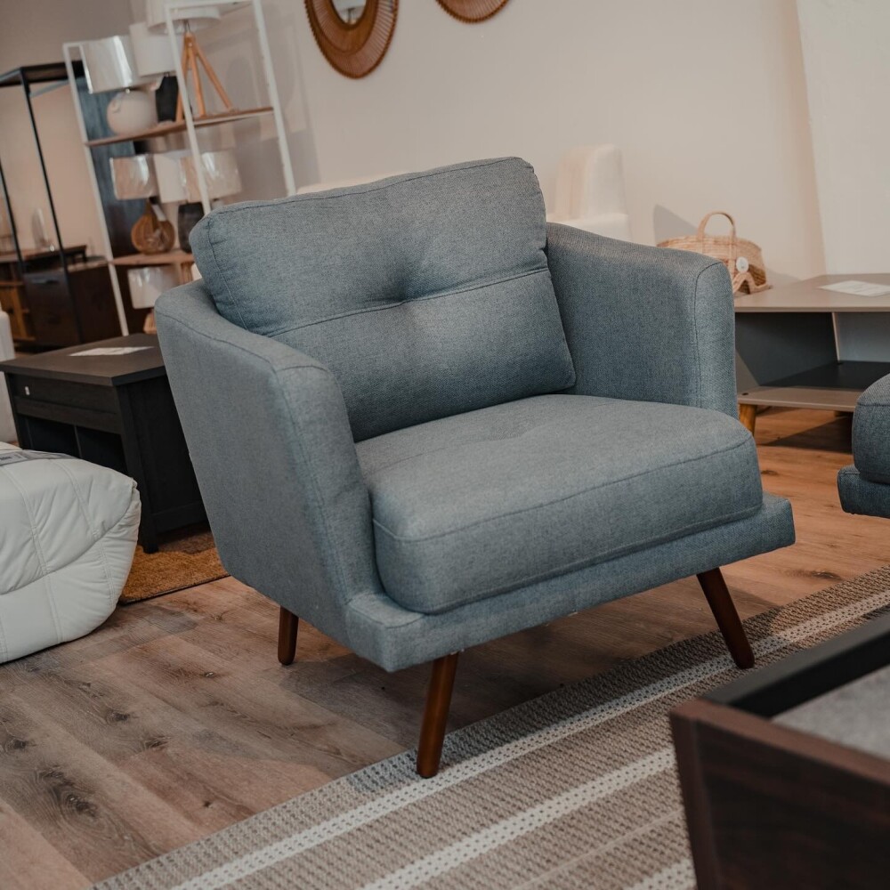 Sillon Poltrona 1 Cuerpo Triunfo Gris