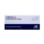 VORTIOX 20 MG. CJ X 30 COMP. REC. única