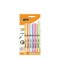 RESALTADOR BIC GRIP PASTEL BL6 S/C
