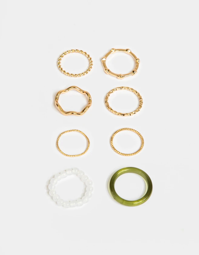 Sets Anillos De metal Set De Anillos - Dorado