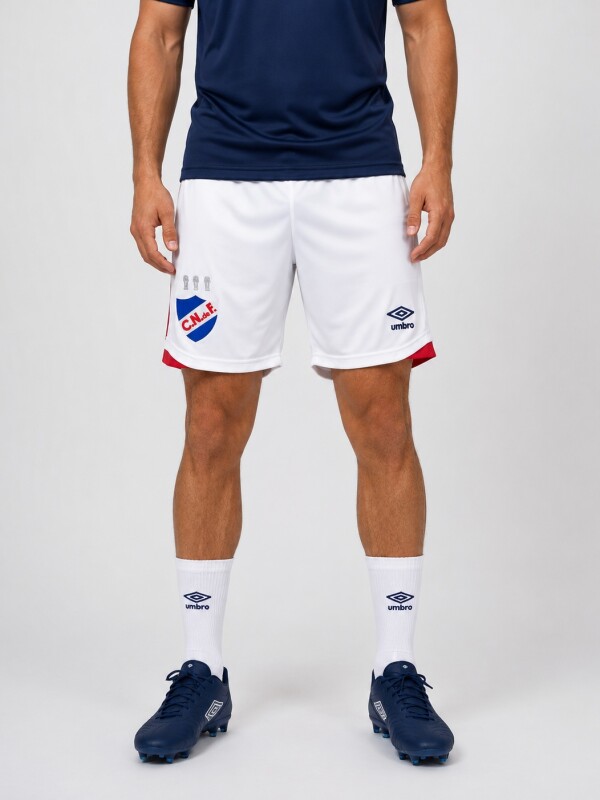SHORT HOME OFICIAL 2025 Nacional Hombre Blanco, Rojo