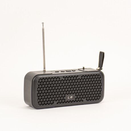 Parlante Rectangular Con Bluetooth Usb A Batería Negro