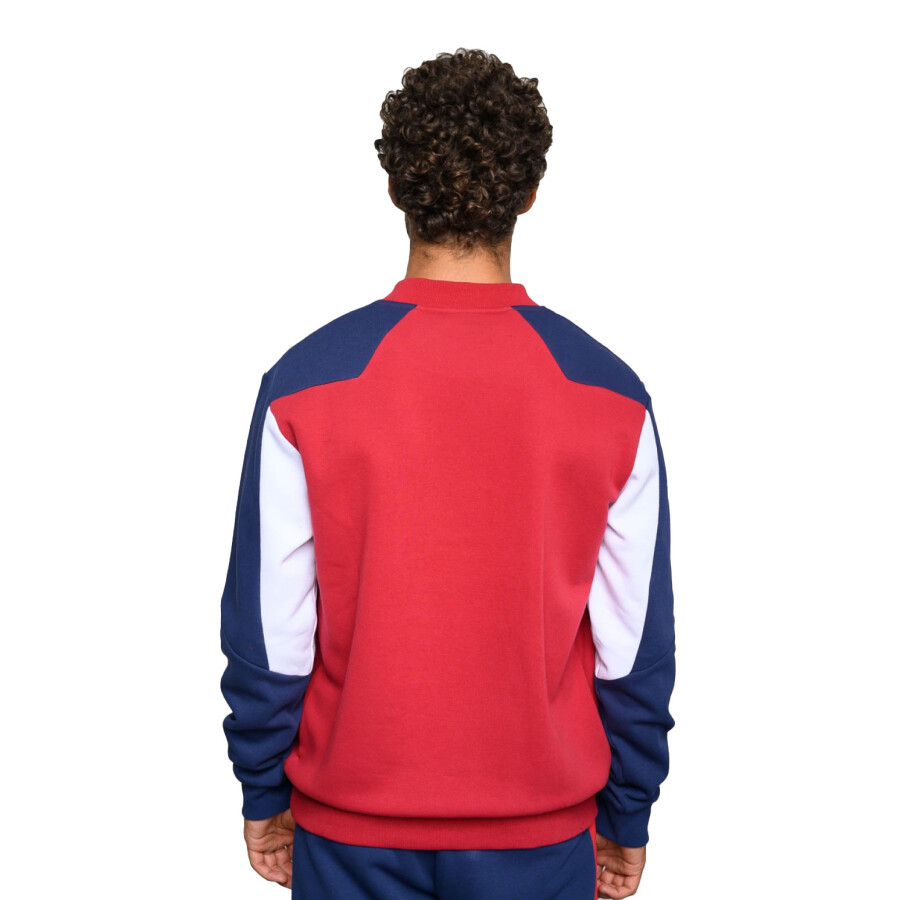 Buzo de Hombre Umbro Nacional Bordó - Azul Marino - Blanco