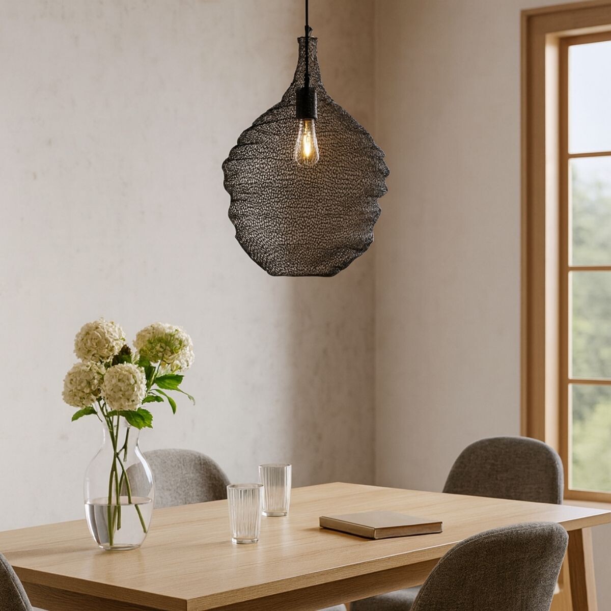 Luminaria de techo LENA Negro 