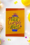 Tarjeta cumpleaños 10x15. DISEÑO 8