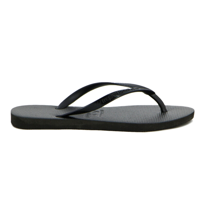 Tropical Brasil Ojota Slim Basic De Mujer - Negro Negro