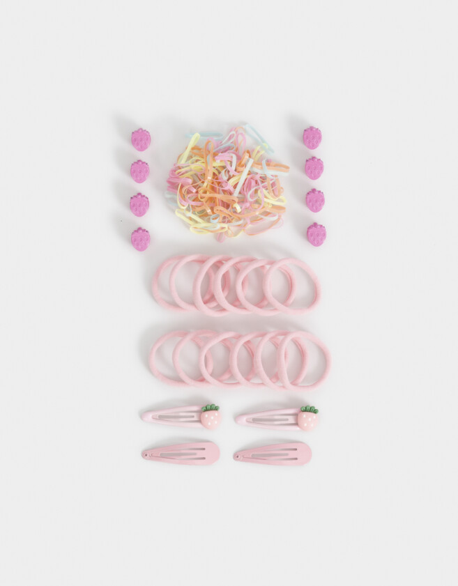 Sets Pelo Infantiles En cajita Set De Accesorios Pelo - Rosa Claro