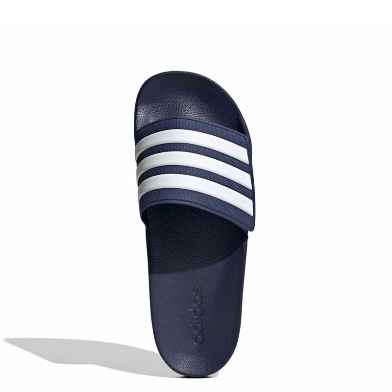 Sandalias Unisex Adidas Adilette Shower Velcro Azul - Blanco