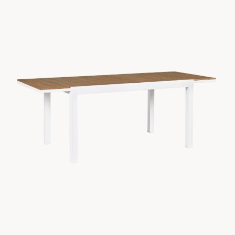 Mesa de jardin extensible Osaka - Blanca Mesa de jardin extensible Osaka - Blanca