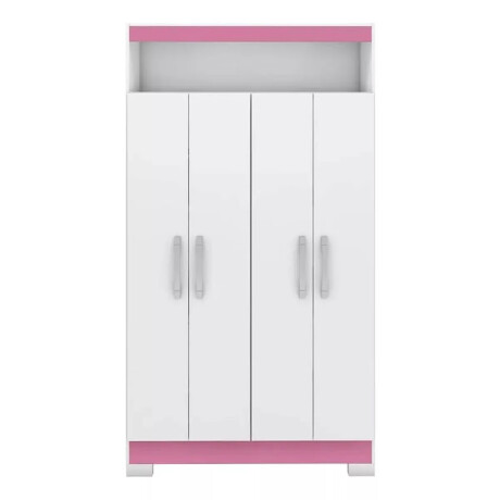 ROPERO 4 PUERTAS GUARDARROPA ARMARIO PLACARD CLOSET BLANCO FLEX
