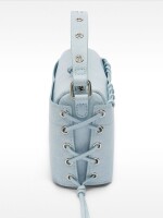 Bolso De Mano Trenzado Con Bandolera azul