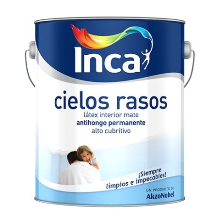Pintura para Cielorraso Antihongos Blanco 1L Inca Pintura para Cielorraso Antihongos Blanco 1L Inca