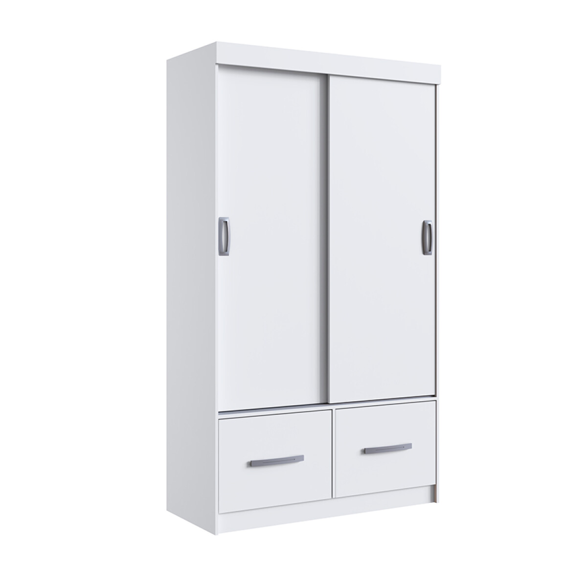 Ropero Colon Blanco 2 Cajones 3 Estantes gfx0001 - BLANCO 