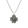 Dije Jesús Coronado-Plata 925 quemada-Sin Piedra- CP3069 sinpiedra