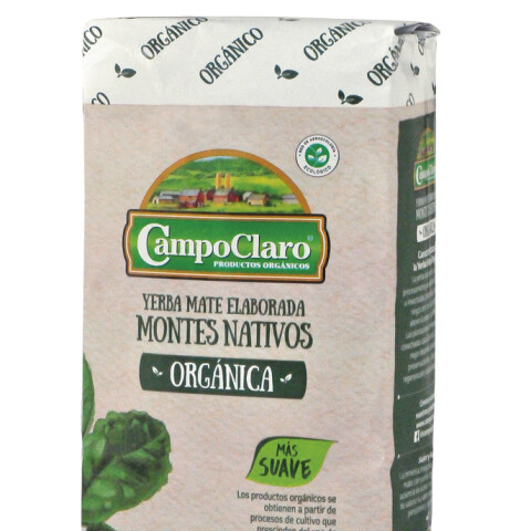 Yerba orgánica Montes Nativos Campo Claro 500 gr. Yerba Campo Claro Montes 500g