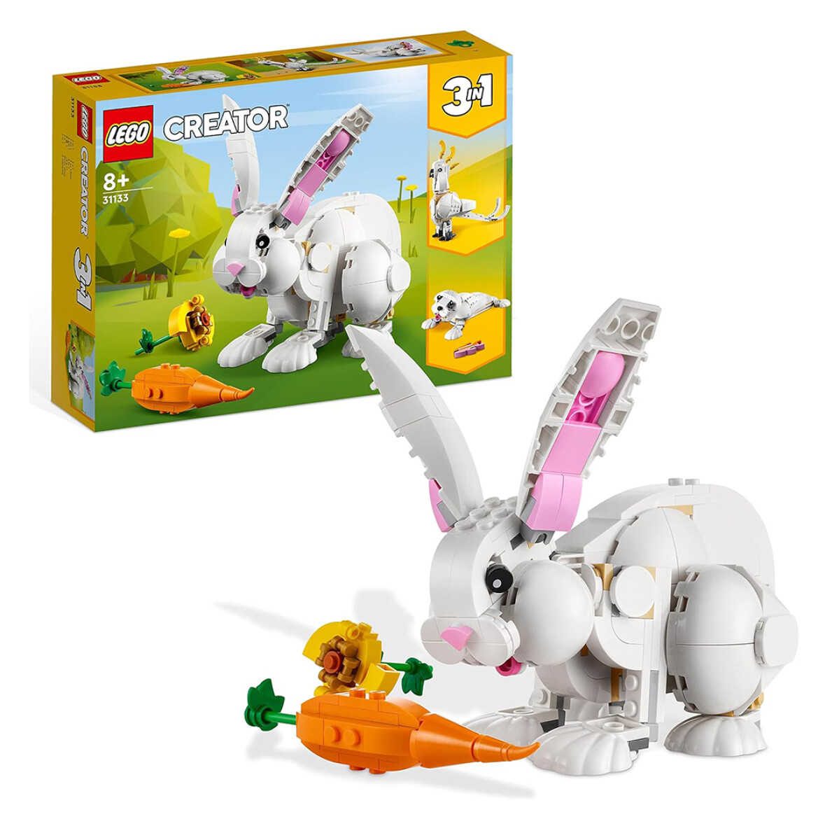 LEGO CREATOR 3 EN 1 CONEJO BLANCO LISTO 