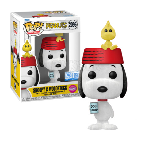 Snoopy con Woodstock - Peanuts (Flocked) - 2096 Snoopy con Woodstock - Peanuts (Flocked) - 2096