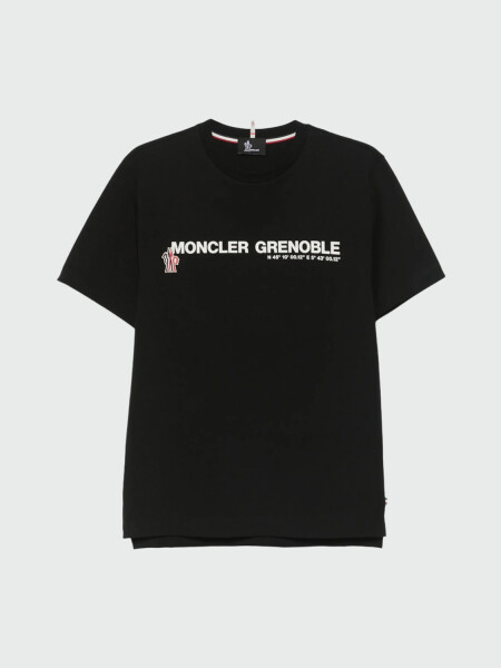 Moncler - Remera Grenoble Manica Negro