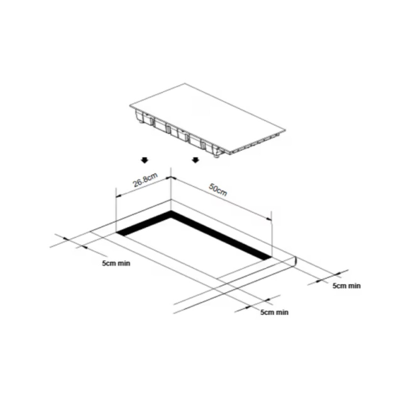 ANAFE INDUCCION DOBLE VERTICAL MASTER E2 EMPOTRABLE ANAFE INDUCCION DOBLE VERTICAL MASTER E2 EMPOTRABLE