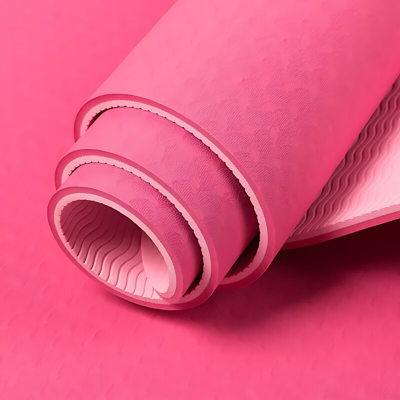Mat Yoga Colchoneta 6mm Bolso Bosco Correa Rosa