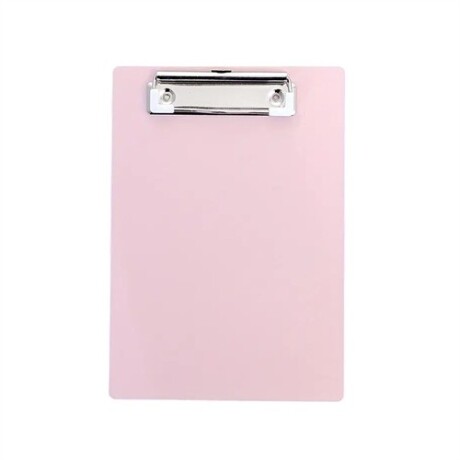 Tabla con broche tamaño A4 Rosado
