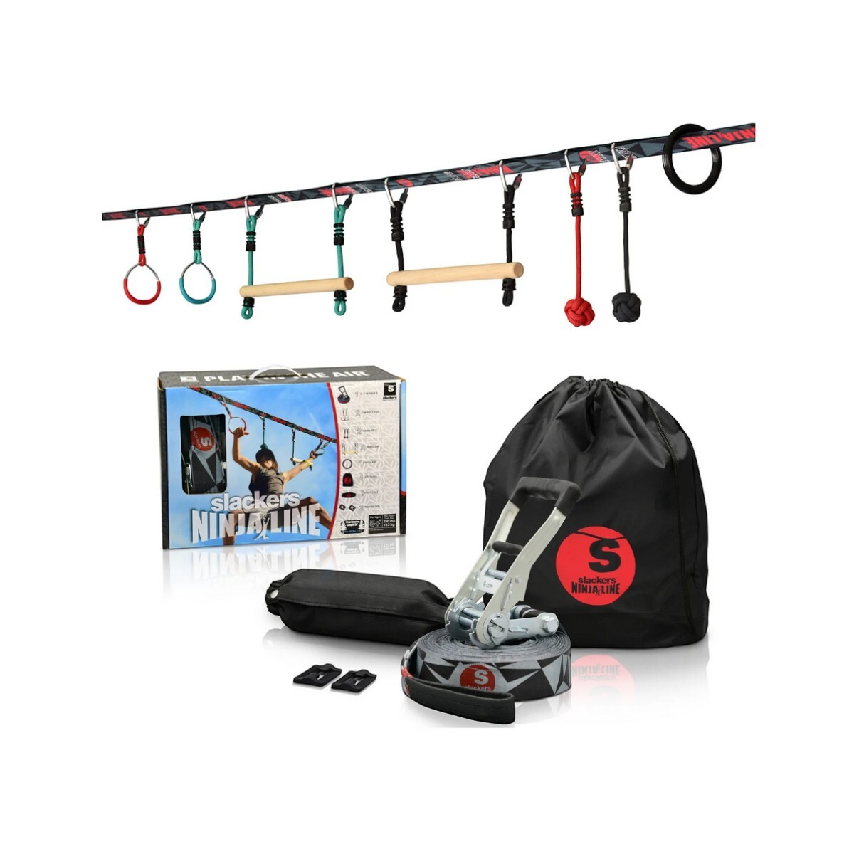 Slackline Ninja 11 m Kit Inicial Slackers 