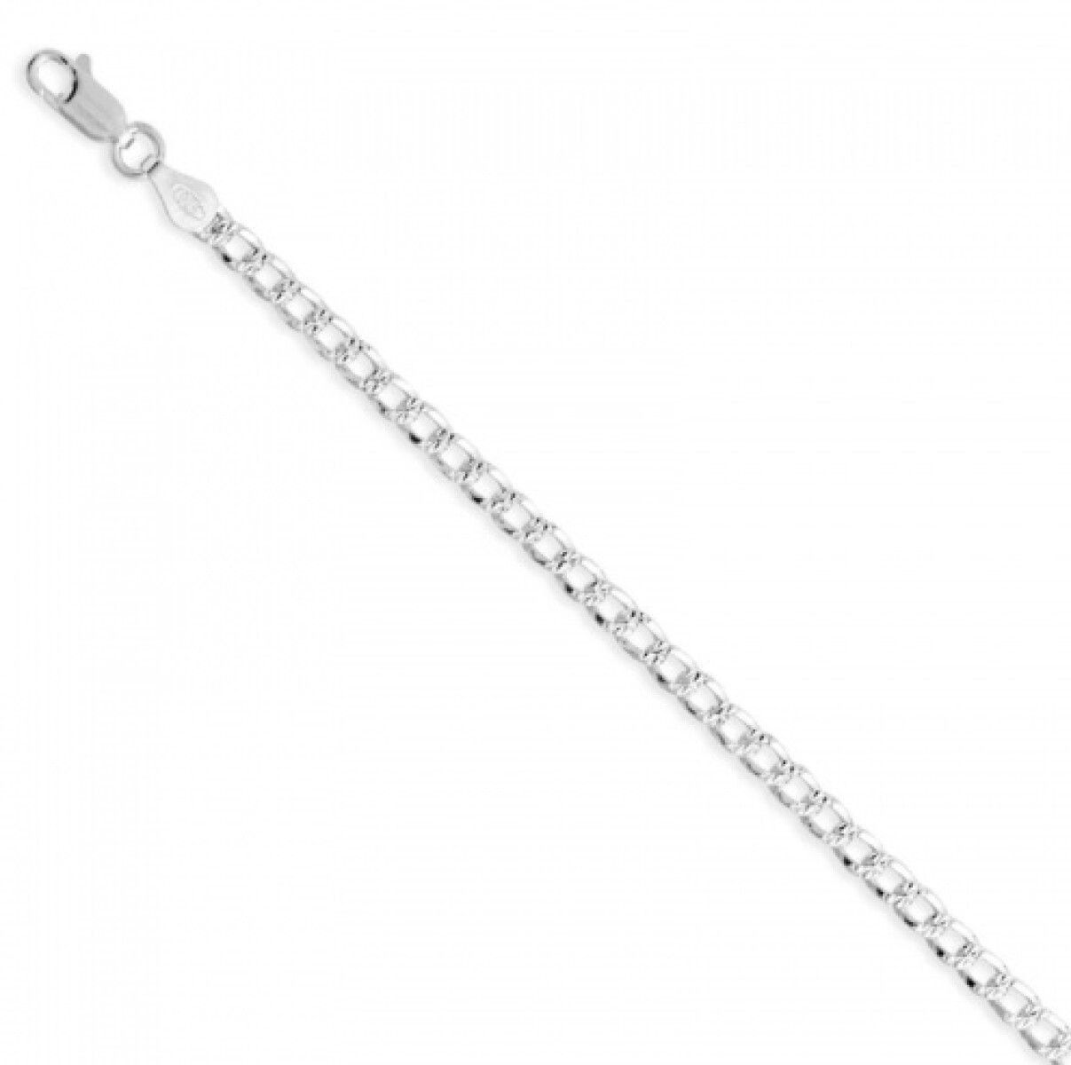 Cadena de plata 925, GRUMETTE, 60 cm.. 