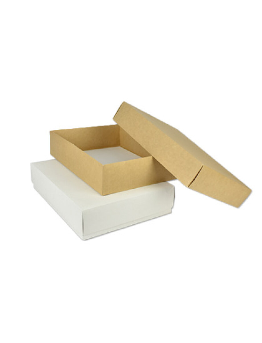 Caja 09 - 30x40x09 cm - REVERSIBLE BLANCO MADERA 