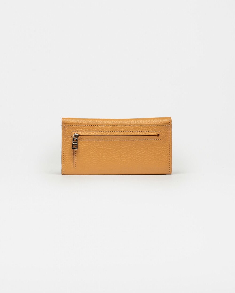 Billetera Katy en cuero graneado Cuoio
