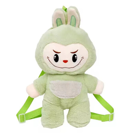 Mochila Peluche Labubu LB-8 42CM VERDE